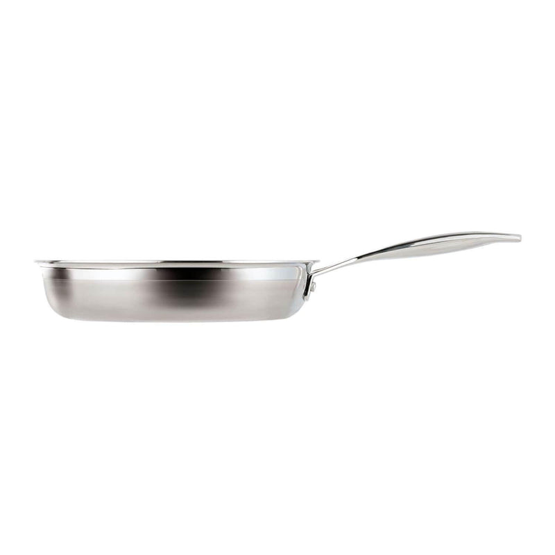 Le Creuset 3-Ply Stainless Steel Non-Stick Frying Pan With Helper Handle - 30cm - Potters Cookshop