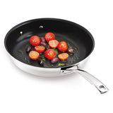 Le Creuset 3-Ply Stainless Steel Non-Stick Frying Pan - 24cm - Potters Cookshop