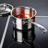 Le Creuset 3-Ply Stainless Steel Saucepan Set - 3 Piece - Potters Cookshop