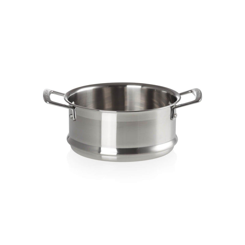 Le Creuset 3-Ply Stainless Steel Steamer Insert - 20cm - Potters Cookshop