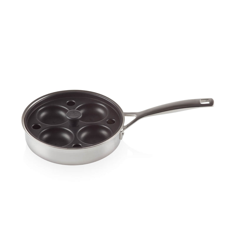 Le Creuset 3-Ply Stainless Steel Saute Pan With Non-Stick Poaching Insert - 20cm
