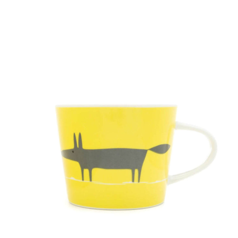 Scion Living Mr Fox Mini 250ml Porcelain Mug - Yellow