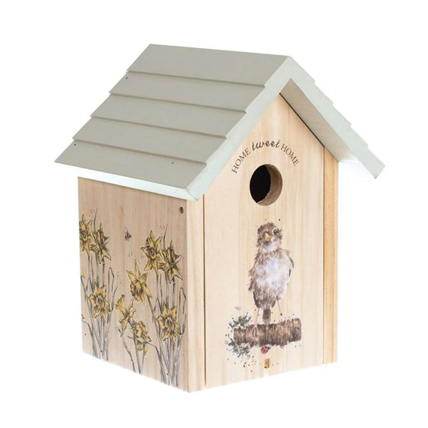 Wrendale Designs Wooden Bird House - Sparrow