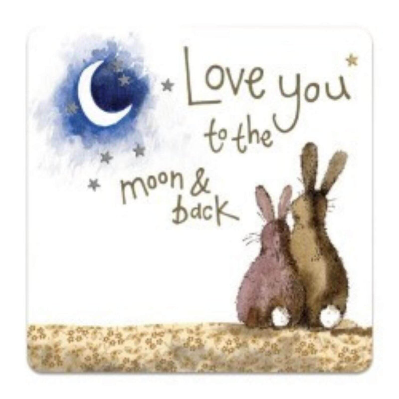 Alex Clark Coaster - Moon And Back - Potters Cookshop