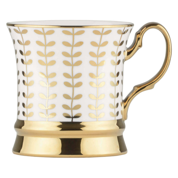 Bia International Porcelain Vine 400ml Mug - Gold