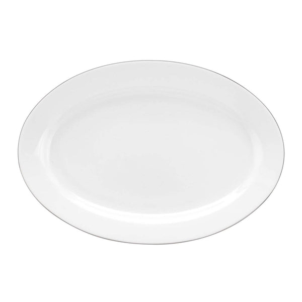 Royal Worcester Serendipity Platinum Oval Platter - White