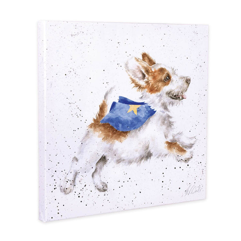 Wrendale Designs Small Canvas - Super Dog