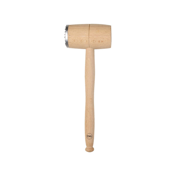 T&G Woodware Beech Metal Meat Hammer