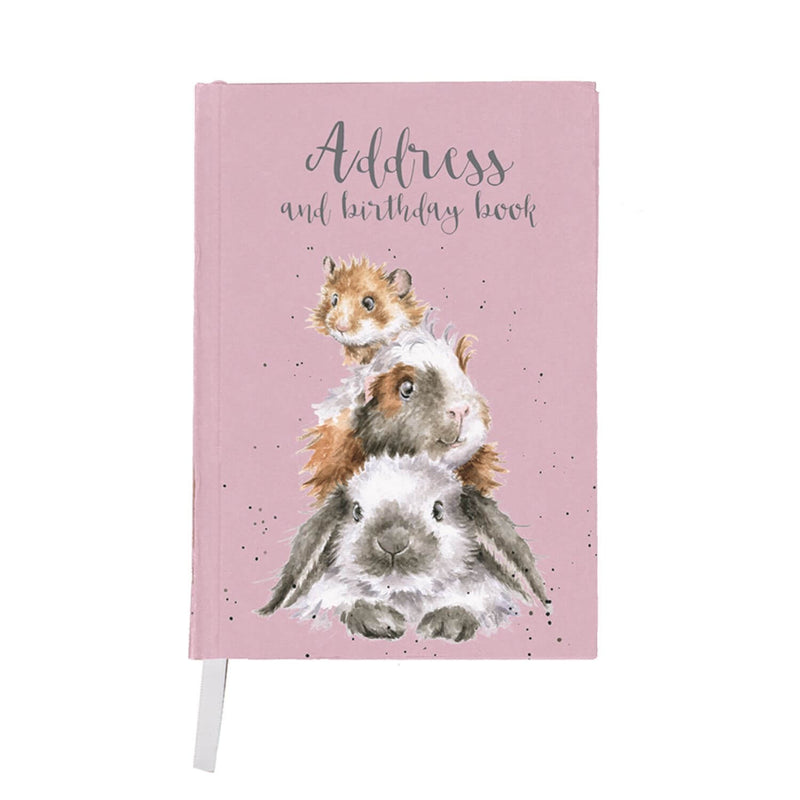 Wrendale Designs by Hannah Dale Address & Birthday Book - Piggy In The Middle