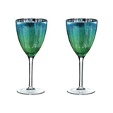 Artland Peacock 2 Piece Wine Glass Set - Potters Cookshop