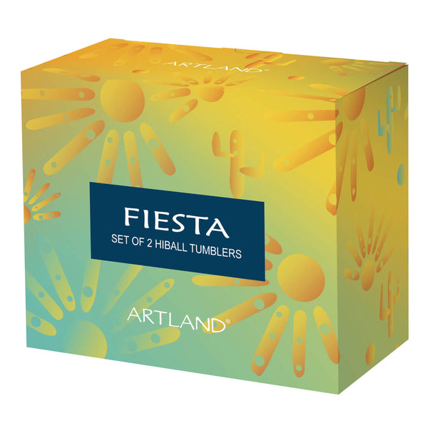Artland Fiesta 2-Piece 50cl Hiball Tumbler Glasses Set