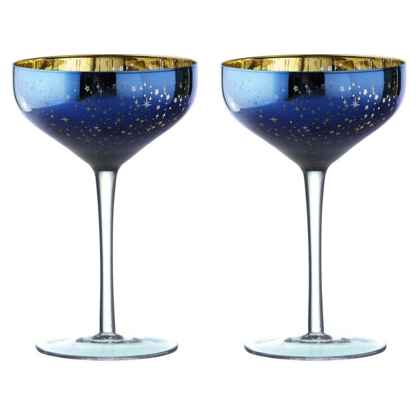 Artland Galaxy Champagne Saucers - Set of 2 - Potters Cookshop