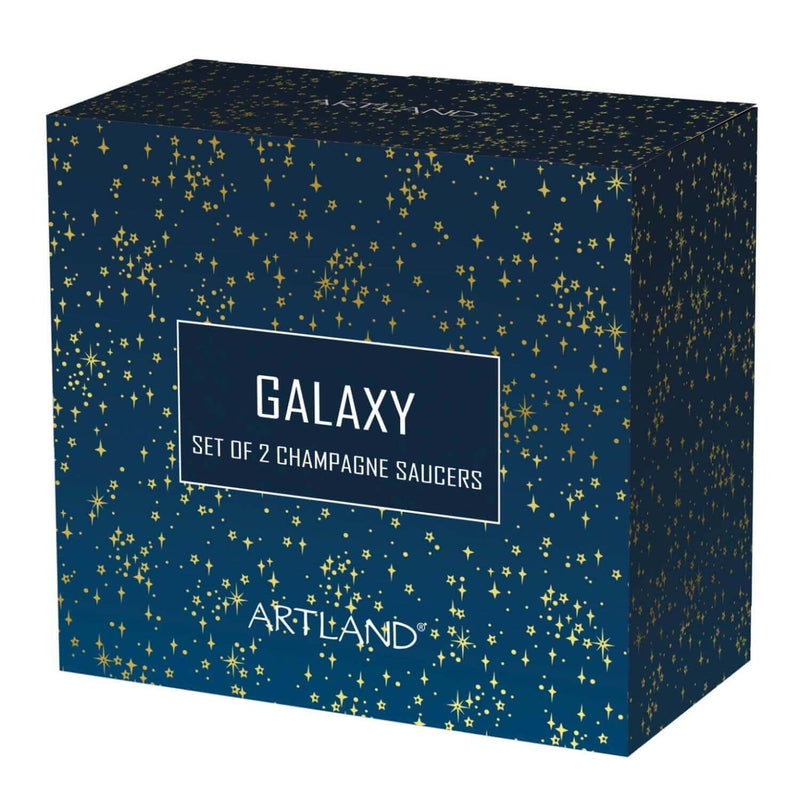 Artland Galaxy Champagne Saucers - Set of 2 - Potters Cookshop