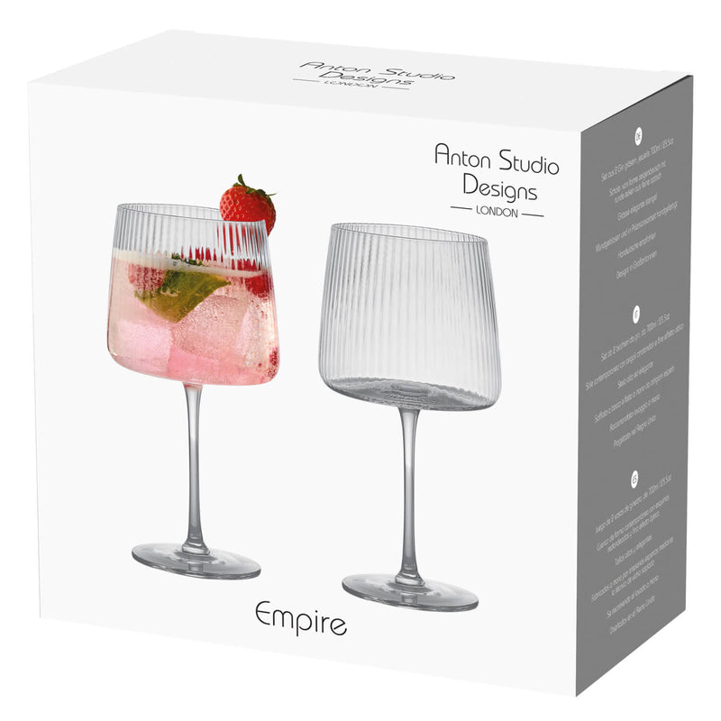 Anton Studio Designs 2-Piece Gin Glasses Set - Empire