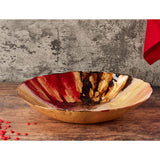 Anton Studio Designs Glass Abstract Red Bowl - Potters Cookshop