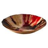 Anton Studio Designs Glass Abstract Red Bowl - Potters Cookshop