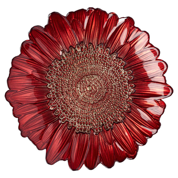 Buy Anton Studio Designs | Glass Red Sunflower Bowl – Potters Cookshop
