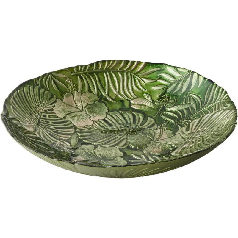 Anton Studio Designs Tropical Glass Round Bowl - 32.5cm - Potters Cookshop