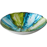 Anton Studio Designs Coral Glass Round Bowl - 32cm - Potters Cookshop