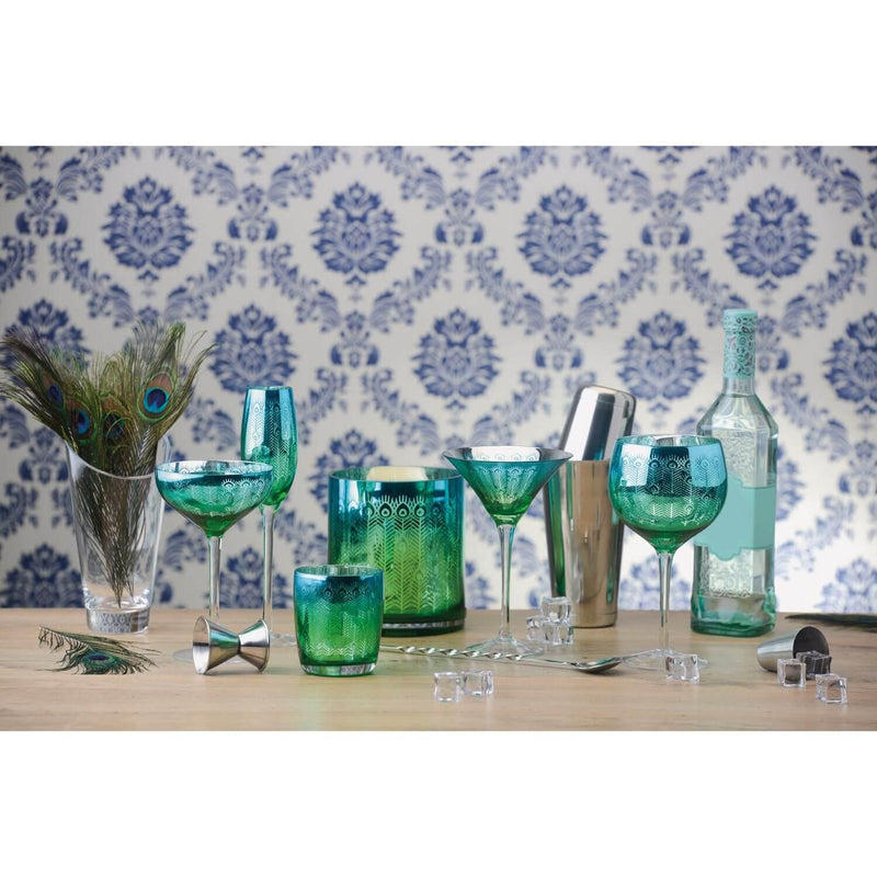 Artland Peacock 2 Piece Champagne Flute Set - Potters Cookshop