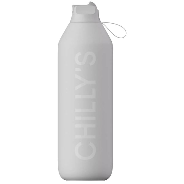 Chilly's Series 2 1-Litre Flip Reusable Water Bottle - Granite