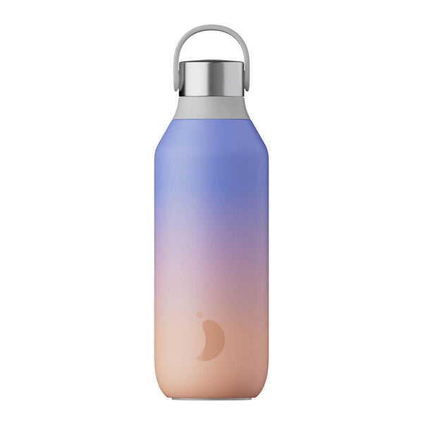 Chilly's Series 2 500ml Hydration Reusable Water Bottle & 34cl Coffee Cup Set - Dawn