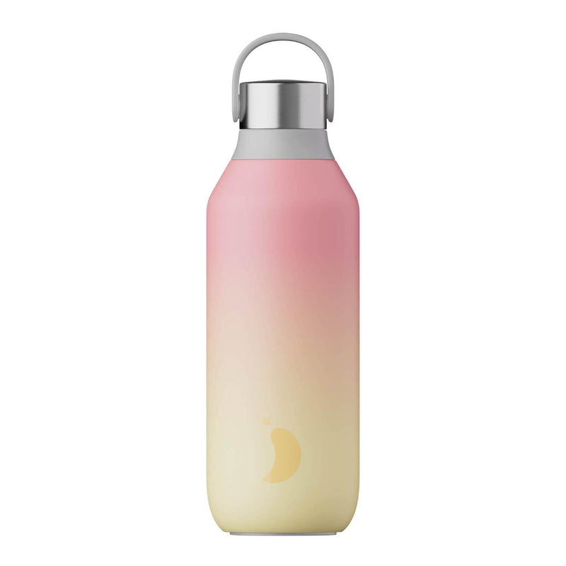 Chilly's Series 2 500ml Hydration Reusable Water Bottle & 34cl Coffee Cup Set - Day Break