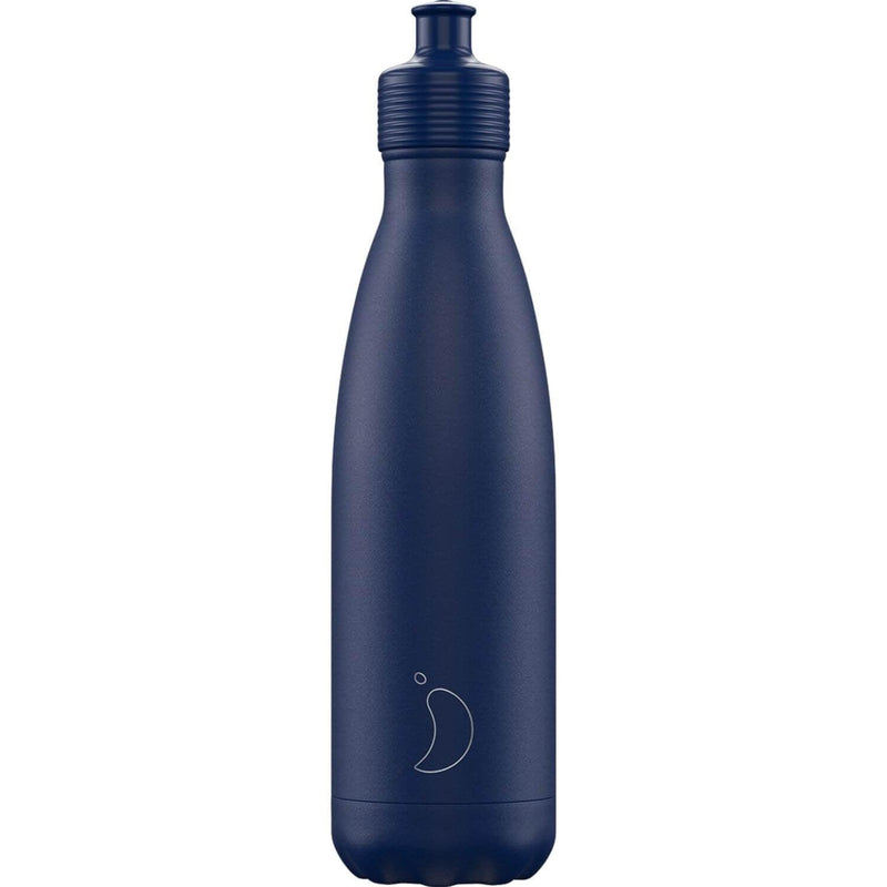 Chilly's 500ml Sports Drinks Bottle - Matte Blue - Potters Cookshop