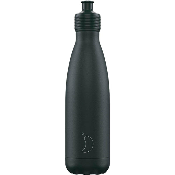 Chilly's 500ml Sports Drinks Bottle - Matte Green - Potters Cookshop