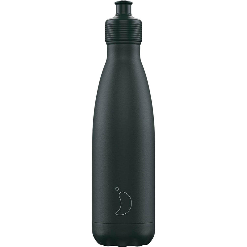 Chilly's 500ml Sports Drinks Bottle - Matte Green - Potters Cookshop