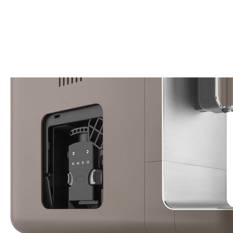 Smeg BCC02 Automatic Bean-to-Cup Coffee Machine - Matte Taupe