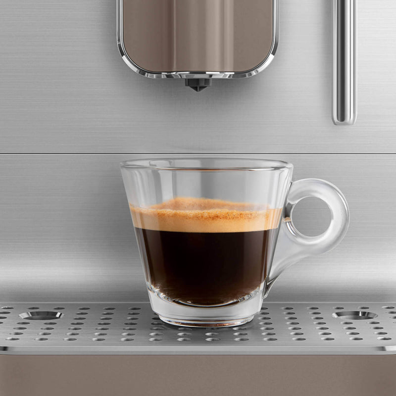 Buy Smeg BCC02 Bean to Cup Coffee Machine Matte Taupe Potters