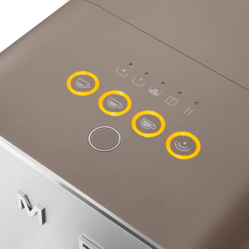 Buy Smeg BCC02 Bean to Cup Coffee Machine Matte Taupe Potters