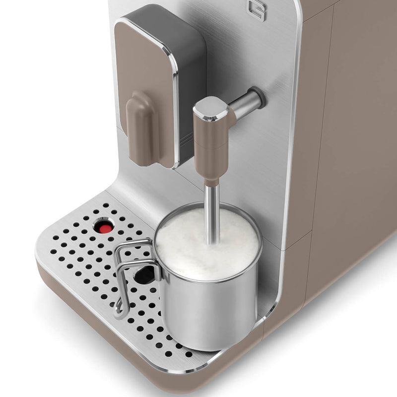 Buy Smeg BCC02 Bean to Cup Coffee Machine Matte Taupe Potters