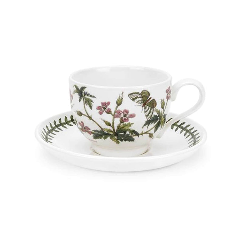 Portmeirion Botanic Garden Tea Cup & Saucer - Assorted - Potters Cookshop