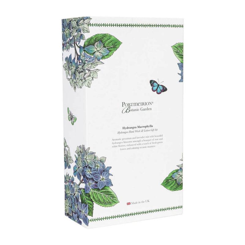 Portmeirion Botanic Garden Hand Wash & Lotion Gift Set - Hydrangea