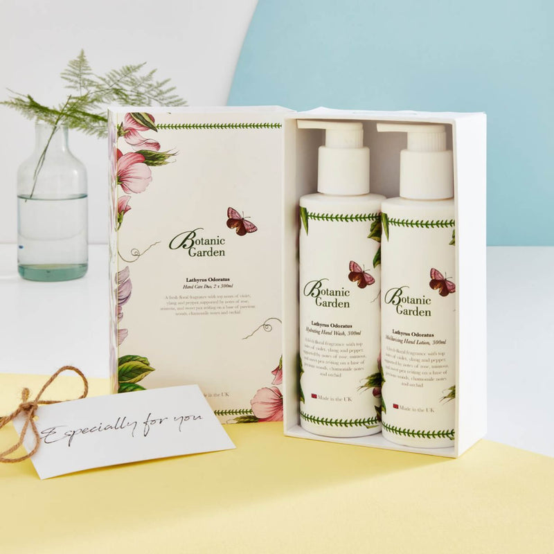 Portmeirion Botanic Garden Hand Wash & Lotion Gift Set Sweet Pea