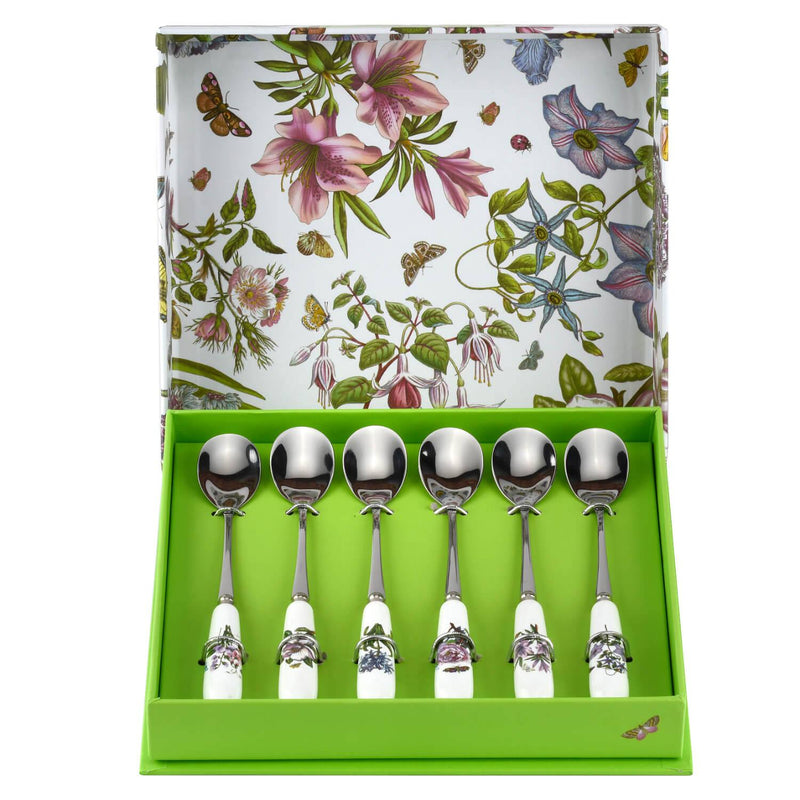 Portmeirion Botanic Garden Tea Spoons - Set of 6 - Potters Cookshop