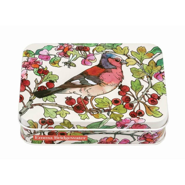 Emma Bridgewater Small Rectangular Tin - Birds In the Hedgerow
