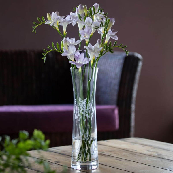 Dartington Bloom Tall Vase - Lavender - Potters Cookshop