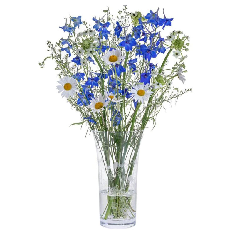 Dartington Bloom Flared Vase - Bees & Rudbeckia - Potters Cookshop