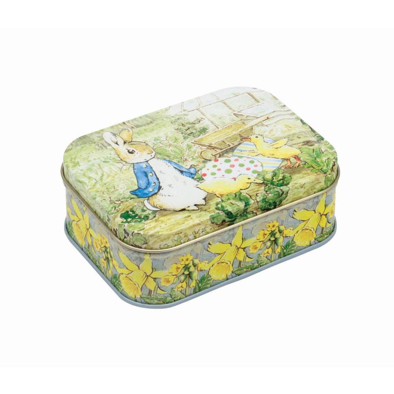 Peter Rabbit Small Rectangular Tin - Easter