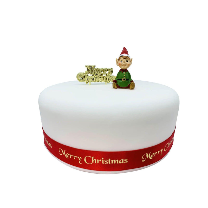 Creative Party Cake Topper & Merry Christmas Motto Kit - Santa's Elf - Potters Cookshop