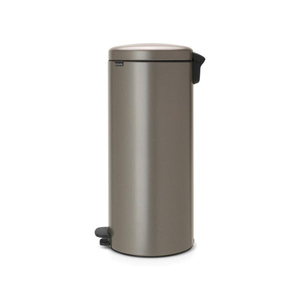 Brabantia NewIcon 30 Litre Pedal Kitchen Bin - Platinum - Potters Cookshop