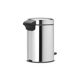 Brabantia NewIcon 3 Litre Pedal Bin - Brilliant Steel - Potters Cookshop