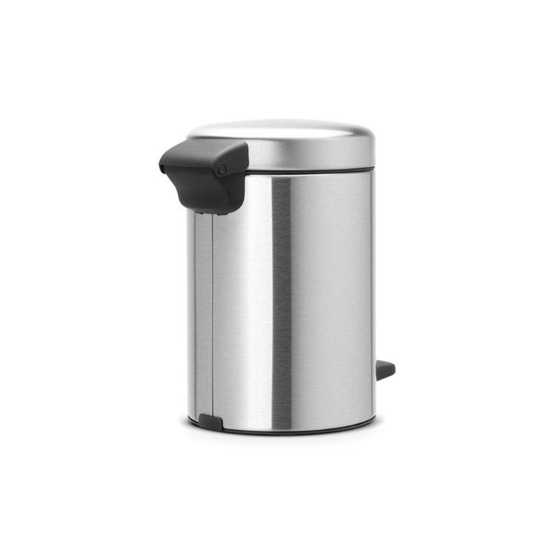 Brabantia NewIcon 3 Litre Pedal Bin - Matt Steel - Potters Cookshop