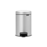 Brabantia NewIcon 3 Litre Pedal Bin - Metallic Grey - Potters Cookshop