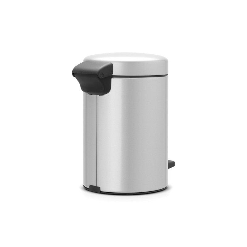 Brabantia NewIcon 3 Litre Pedal Bin - Metallic Grey - Potters Cookshop