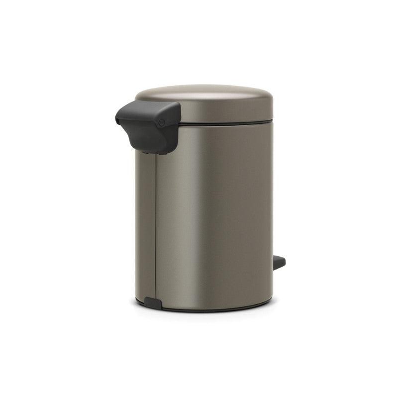 Brabantia NewIcon 3 Litre Pedal Bin - Platinum - Potters Cookshop