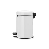 Brabantia NewIcon 3 Litre Pedal Bin - White - Potters Cookshop